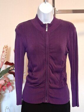 High Quality Zip-Up Cardigan Lightweight Sweater Soft Warm Spring Knitwear 8 M